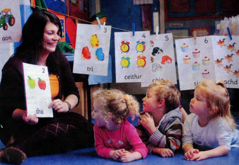 Learning at Tollcros Gaelic 
                  Nursery